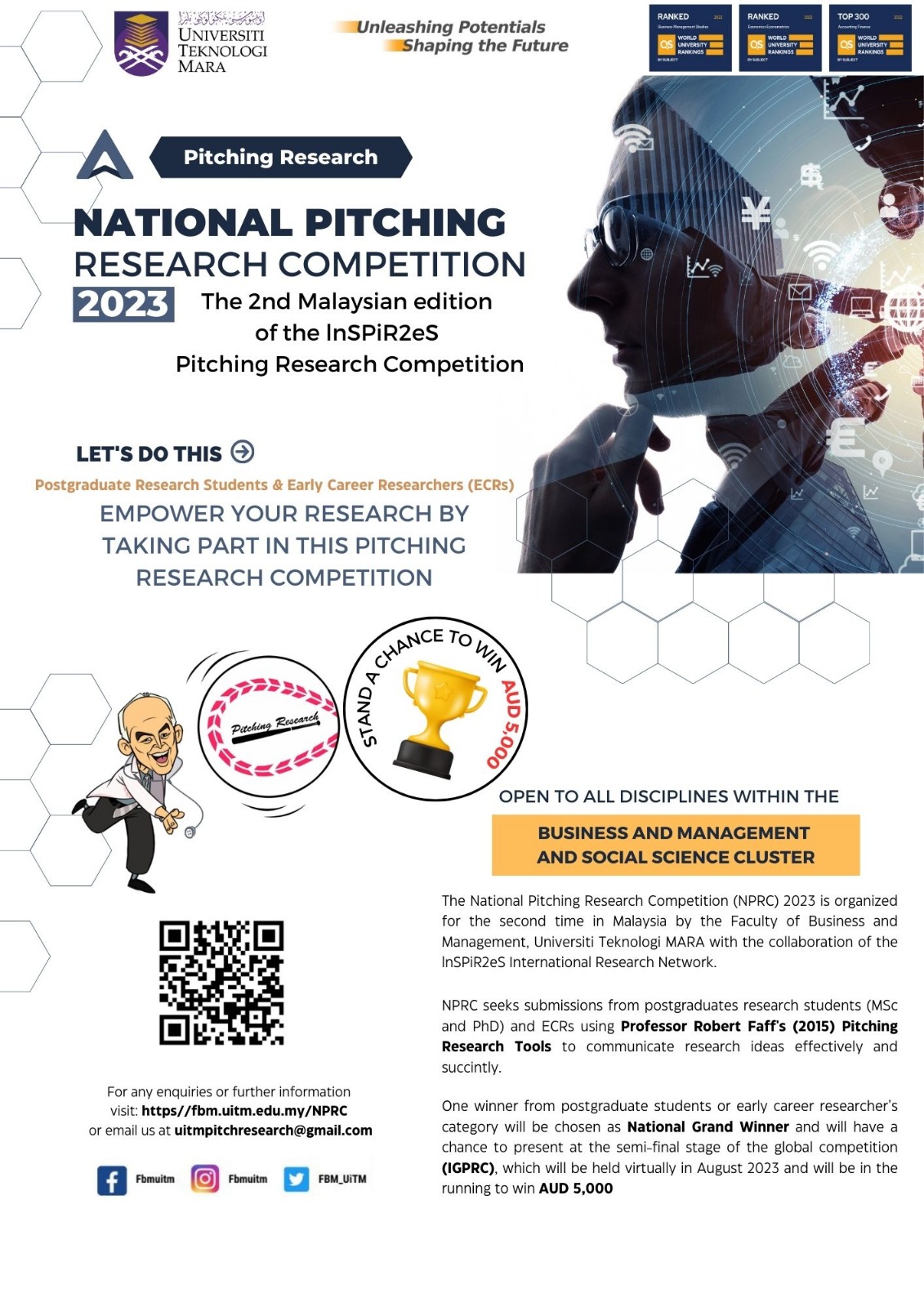 pitching research framework by professor faff